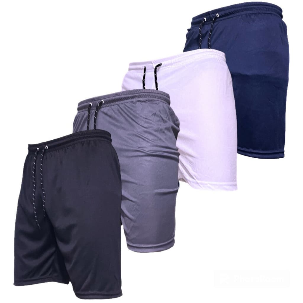 Kit 4 Shorts Bermudas Masculinas Academia Treino Esportiva Dry Fit Leve