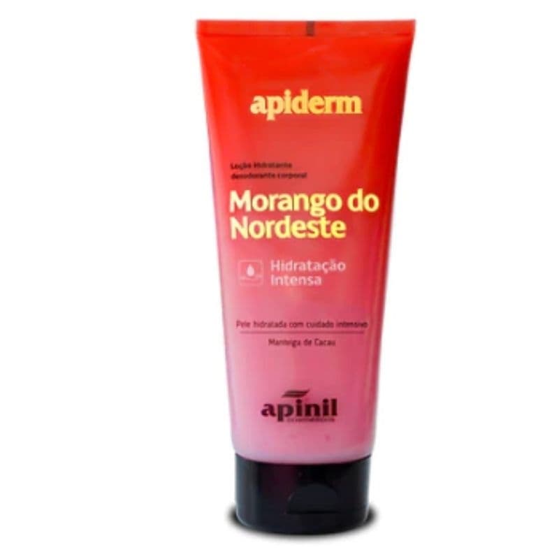 Hidratante Corporal Apiderm MORANGO DO NORDESTE Hidratação Intensa 190g Apinil