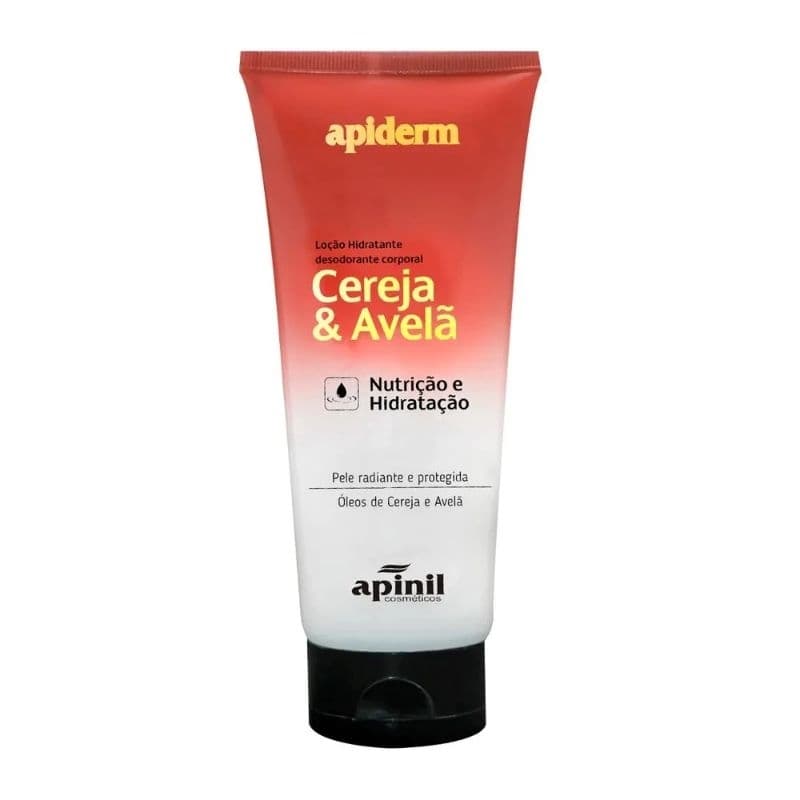 Hidratante Corporal Apiderm CEREJA E AVELÃ Nutrição e Hidratação 190g Apinil