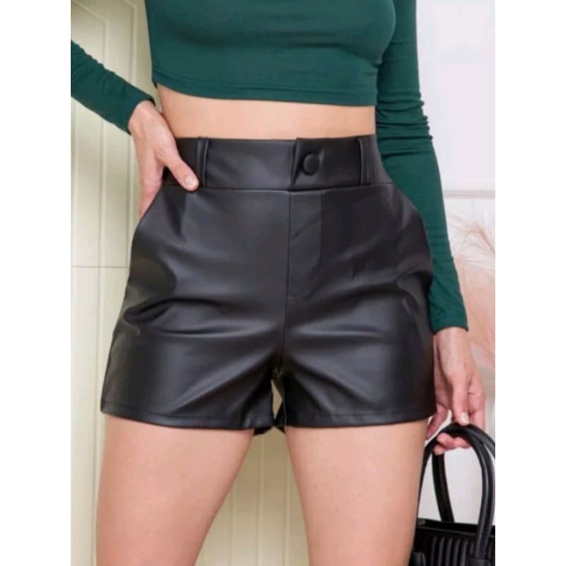 Short de Courino/Short botão encapado/Outonos Inverno/M G GG