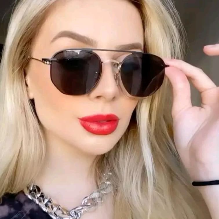 Armação e Óculos Solar Clip-On 2 em 1 – Modelo Hexagonal Unissex, Óculos de Grau e Sol