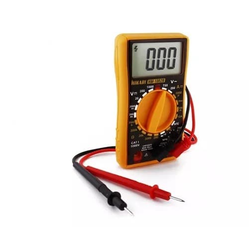 Multímetro Digital Hikari Hm-1002b Profissional Display 2,3