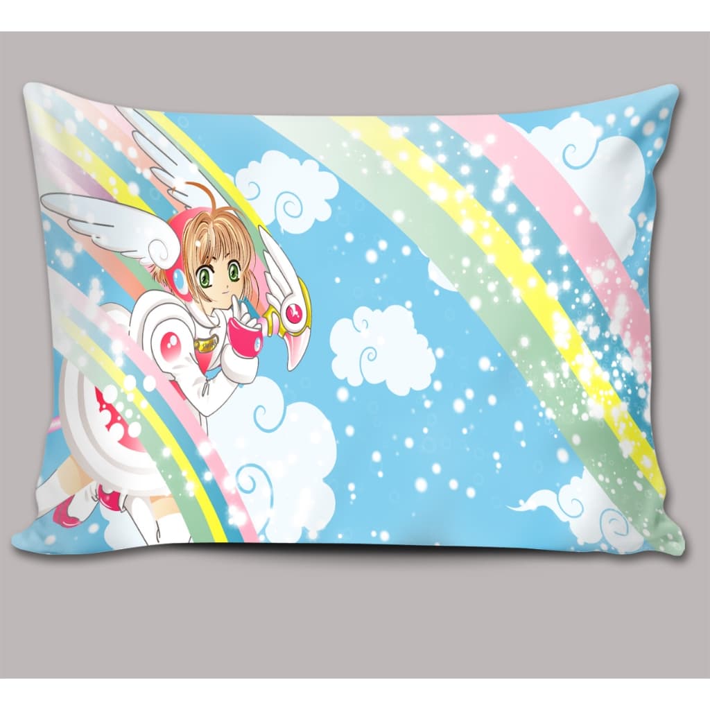 Almofada Sakura Card Captors 27x37 Anime Mangá Geek Otaku Presente Decoração