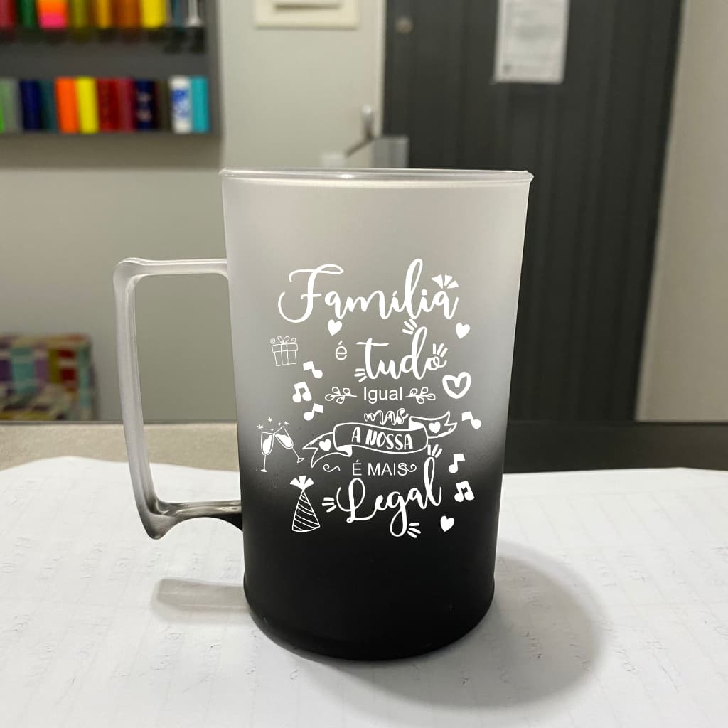 Kit 100 Canecas PEQUENA Degrade 300ml Personalizada