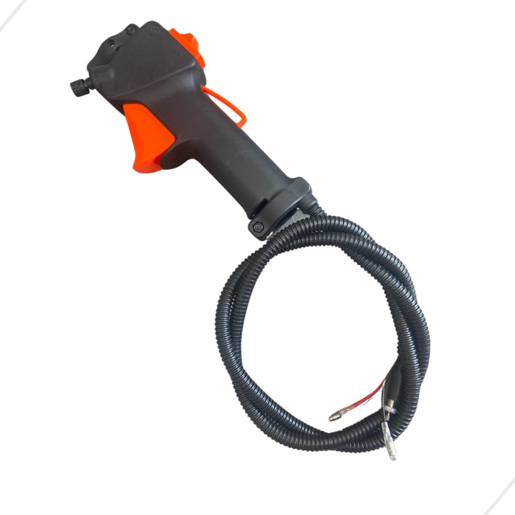 Gatilho Punho Acelerador Completo Para Roçadeira Costal Tekna Vulcan Toyama Cabo Longo