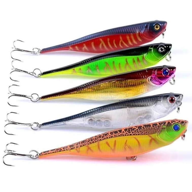 Isca Artificial Para Pesca De Superfície  Tucunaré, Robalo, Traíras, Dourados, Saicangas, Matrinxãs