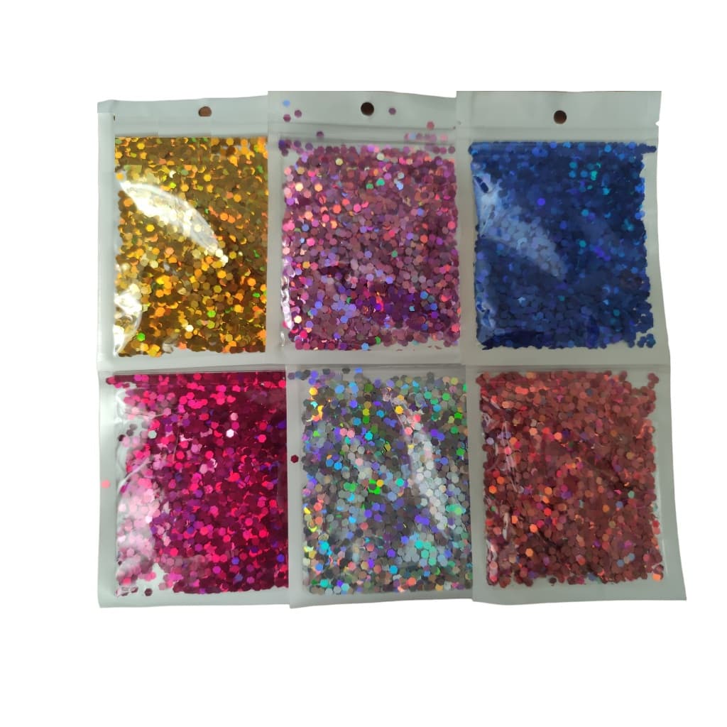 12 Mini Confete Holográfico 3mm 10g Balão Bubble Látex Bolha C90156
