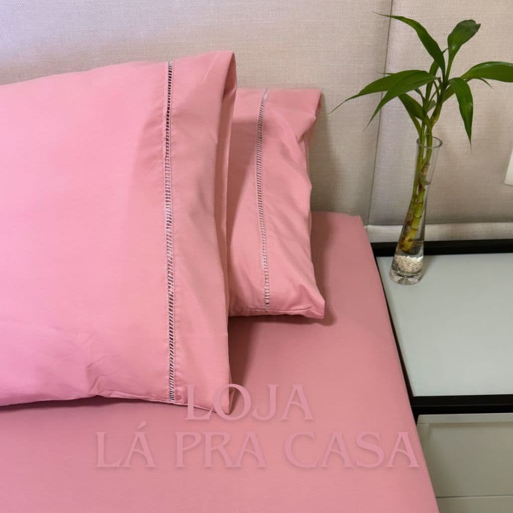 Jogo de Cama Casal Lençol Casal 400 Fios Roupa de Cama Micropercal Ponto Palito