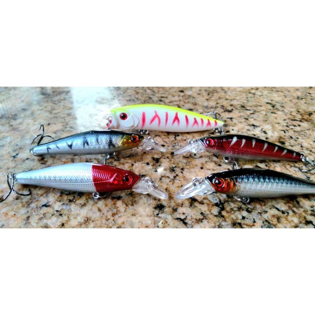2 Iscas Artificiais Para Pesca Dourado, Aruanã, Vermelho, Robalo, Tucunaré, Cachorra, Traíra