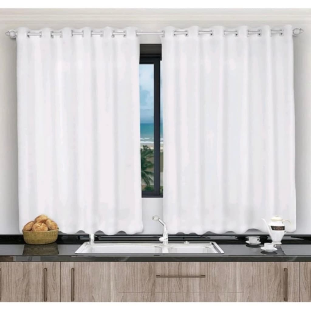Cortina Oxford lisa Para Sala Quarto e Decoraçoes 2.80 x 1.70 Metros