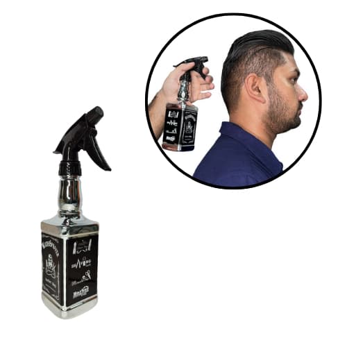 Borrifador Spray de Água para Cabeleireiro Jack Luxo Prata cod 843
