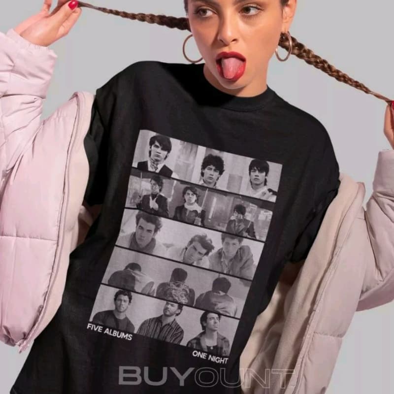 Camiseta T-shirt Jonas Brothers Unissex Algodão Álbum