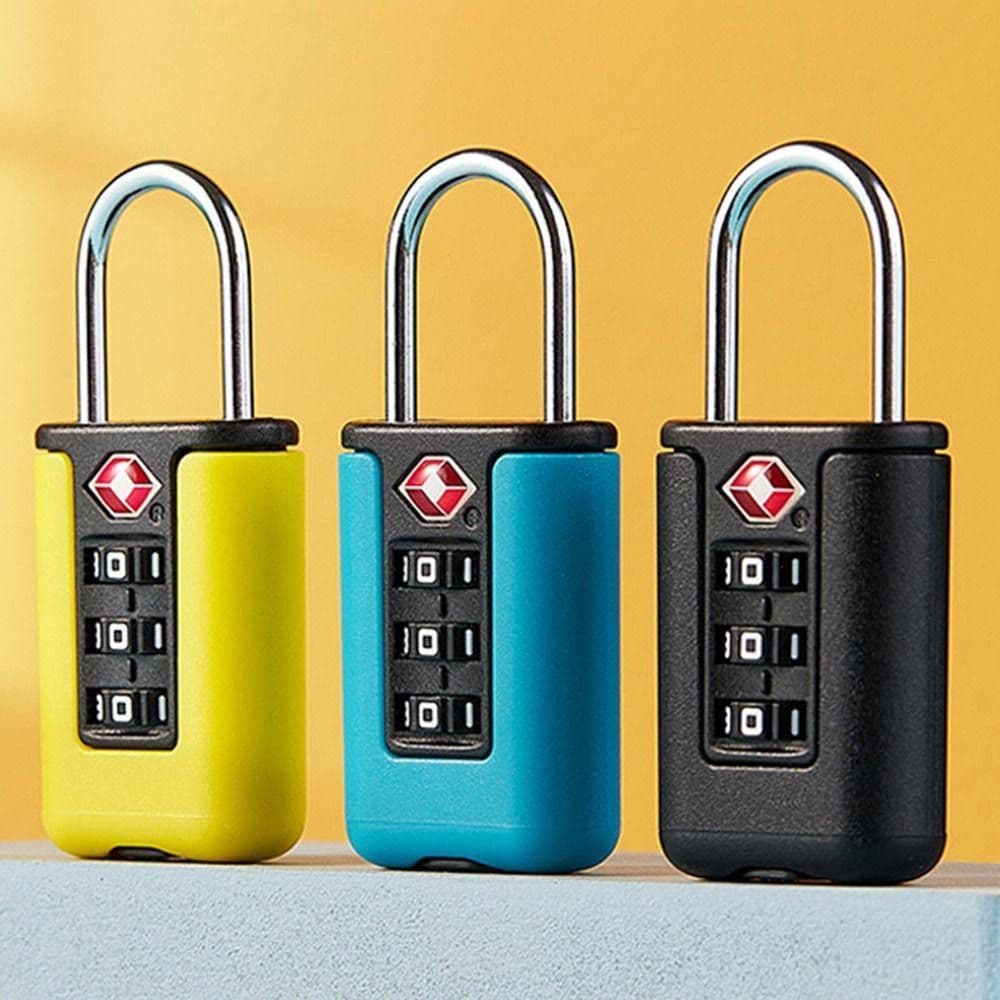 Cadeado de Bagagem c/ Haste de Aço Inox Proteção TSA