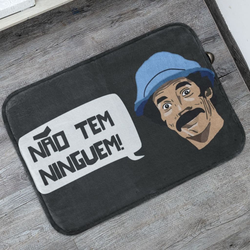 Tapetes de Porta Decorativo Entrada Antiderrapante 55x35