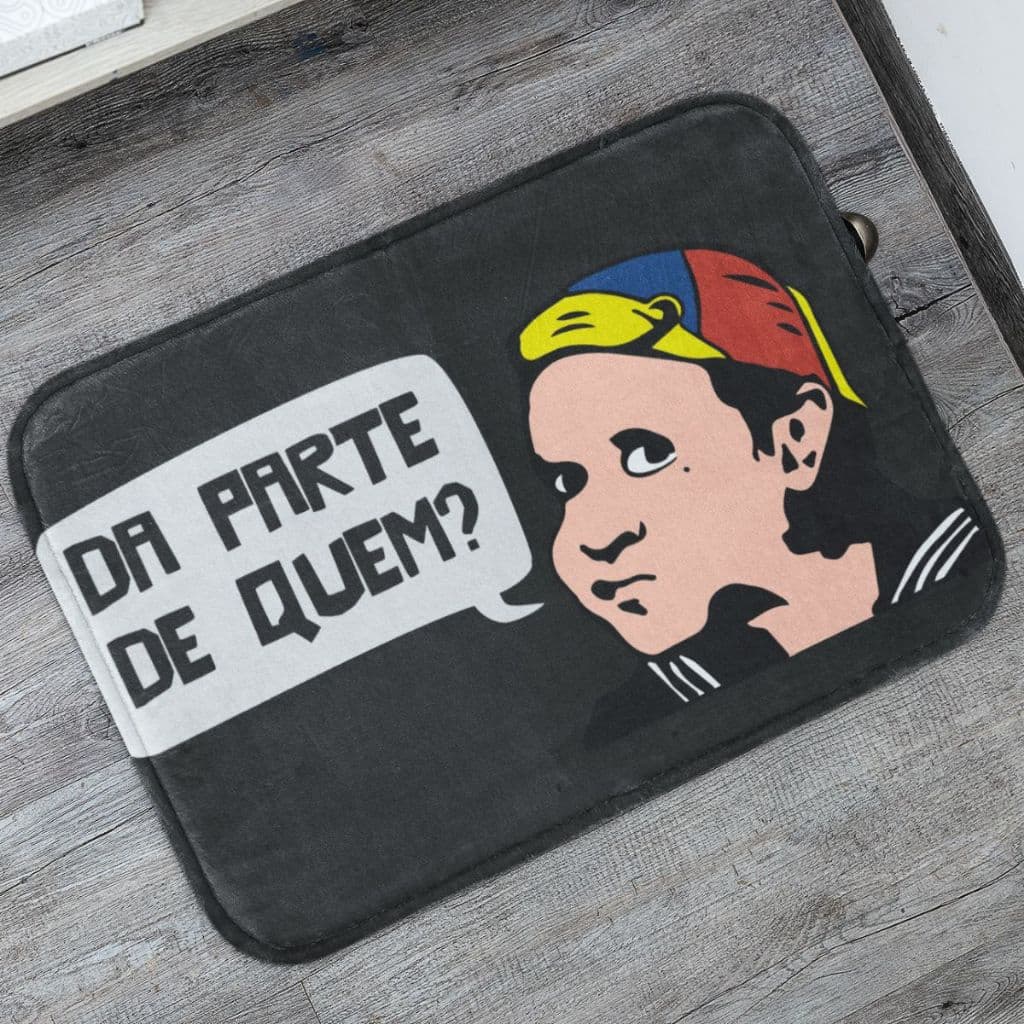 Tapetes de Porta Decorativo Entrada Antiderrapante 55x35