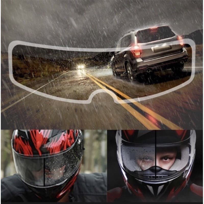 Película de capacete para á viseira Anti Chuva 6147