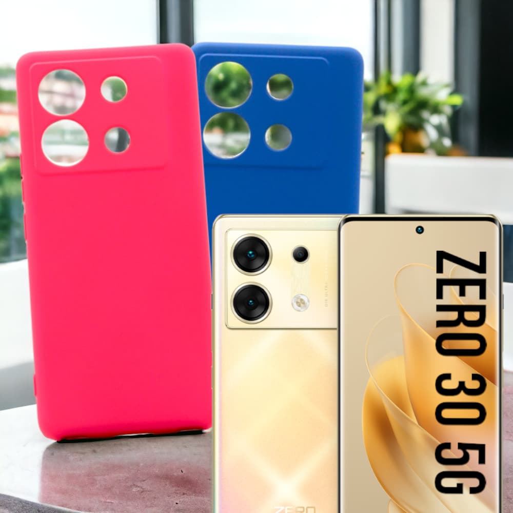 Capa de Silicone Aveludada Infinix Zero 30 5G