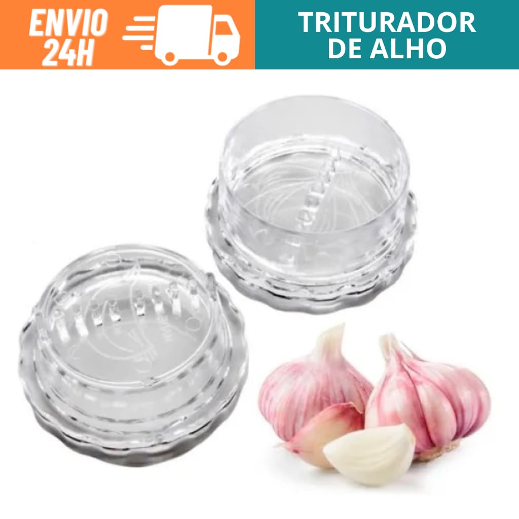 Amassador Alho Maquina Triturador Tempero Processador Moedor