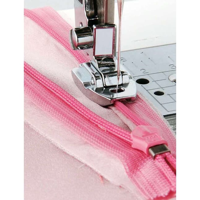CALCADOR PARA COLOCAR ZÍPER DIREITO E ESQUERDO=C37 OU C48 PARA MAQUINA DOMESTICA, JANOME, ELGIN ,SUN SPECIAL