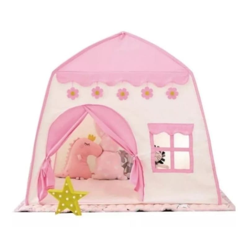 Barraca Tenda cabana casa Infantil florzinha Dobrável Menor Preço,