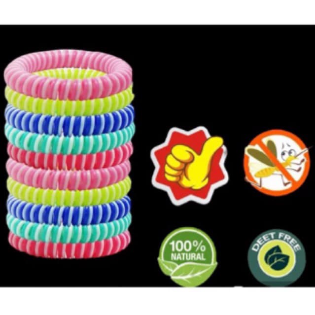 Pulseira repelente, anti-mosquito pernilongos dengue camping, escola, creche 1 unidade