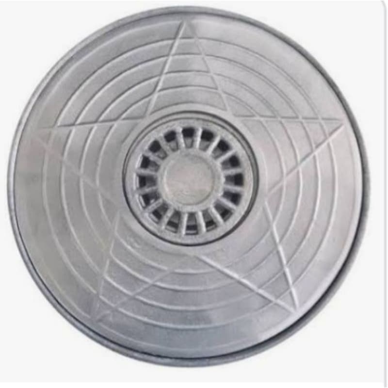 Tampa Caixa Gordura 300mm Alumínio Completa