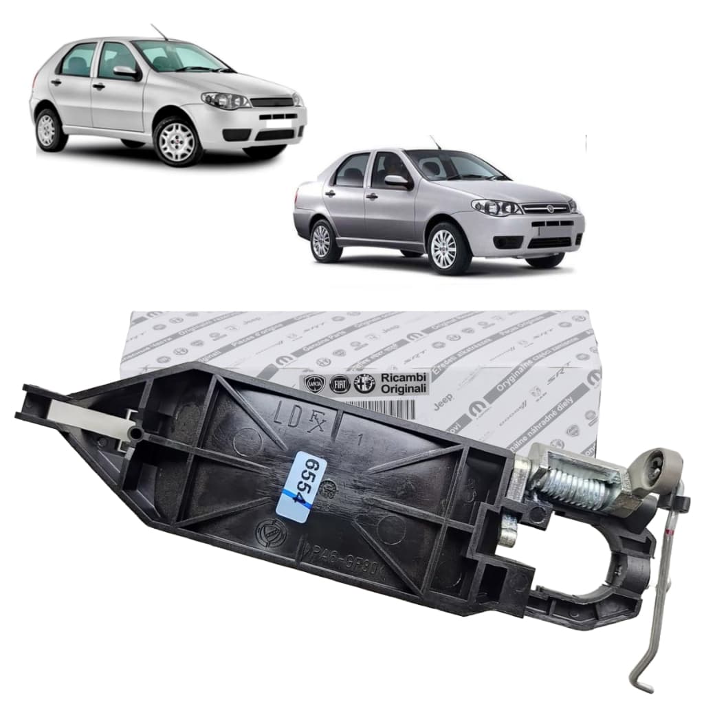 Suporte Base Maçaneta Direita Passageiro Fiat Palio Siena Original