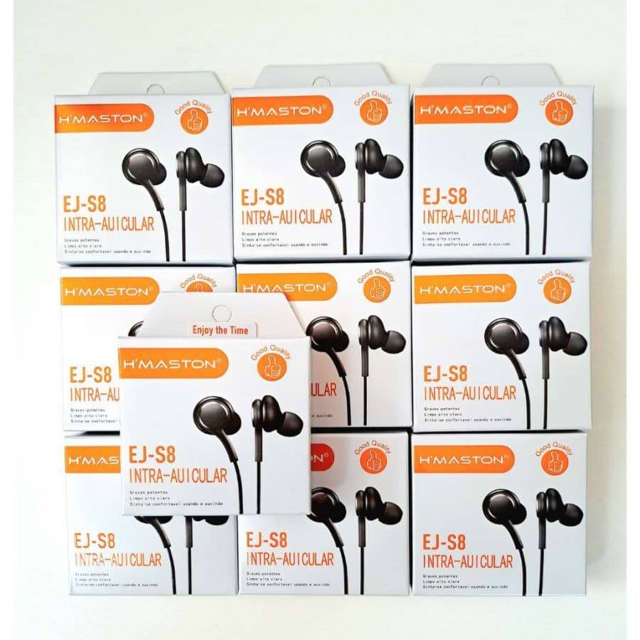 Kit 5/10 Fones De Ouvido com Microfone H'MASTON