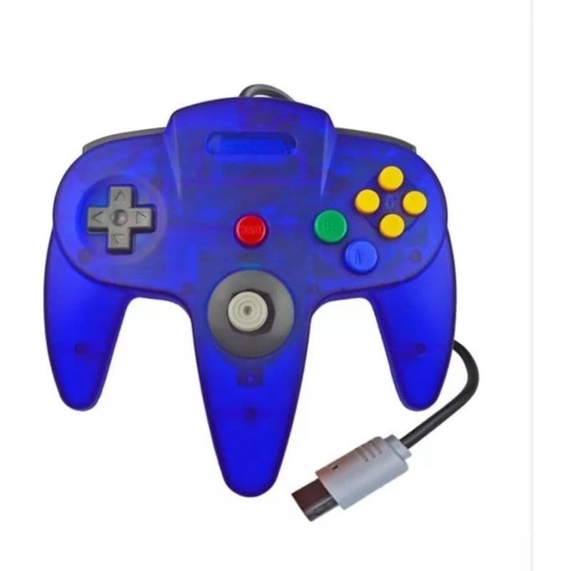 Controle para Nintendo 64 várias cores translucido importado cabo de 180 cm alta qualidade novo testamos antes de enviar