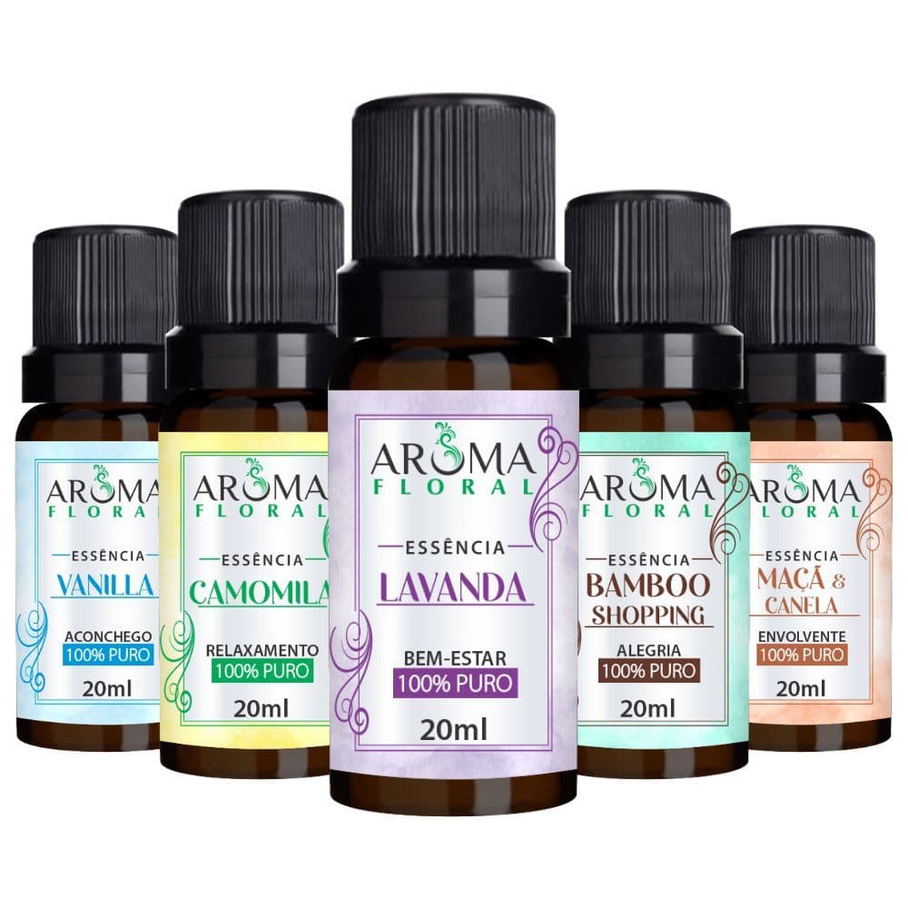 Essência - Aroma Floral - Para Umidificador Aromatizador Difusor elétrico Base água
