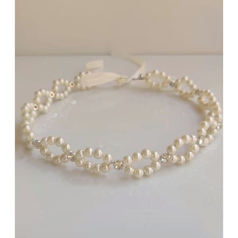 Acessório de cabelo para noiva arranjo tiara porta coque