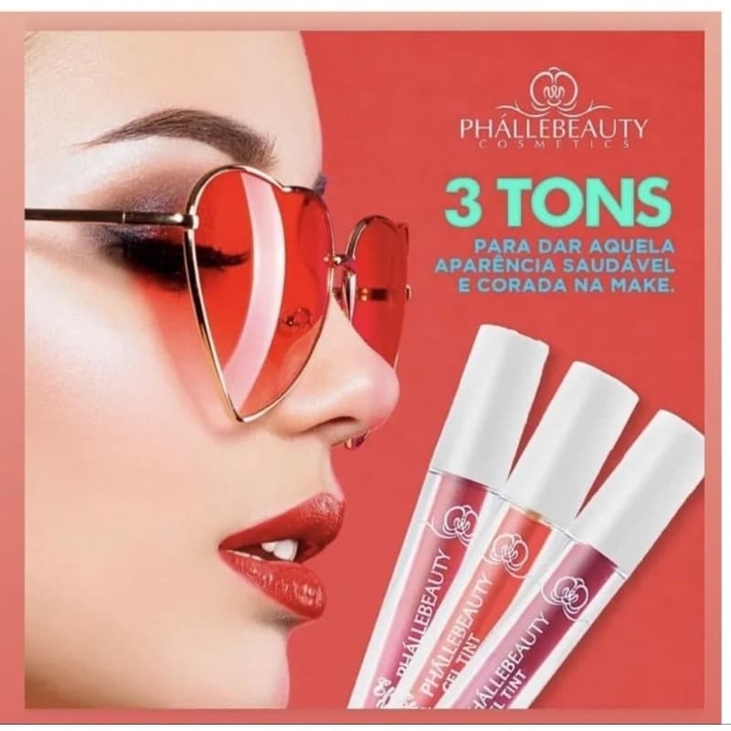 Gel Tint Efeito Natural Phállebeauty cor 01