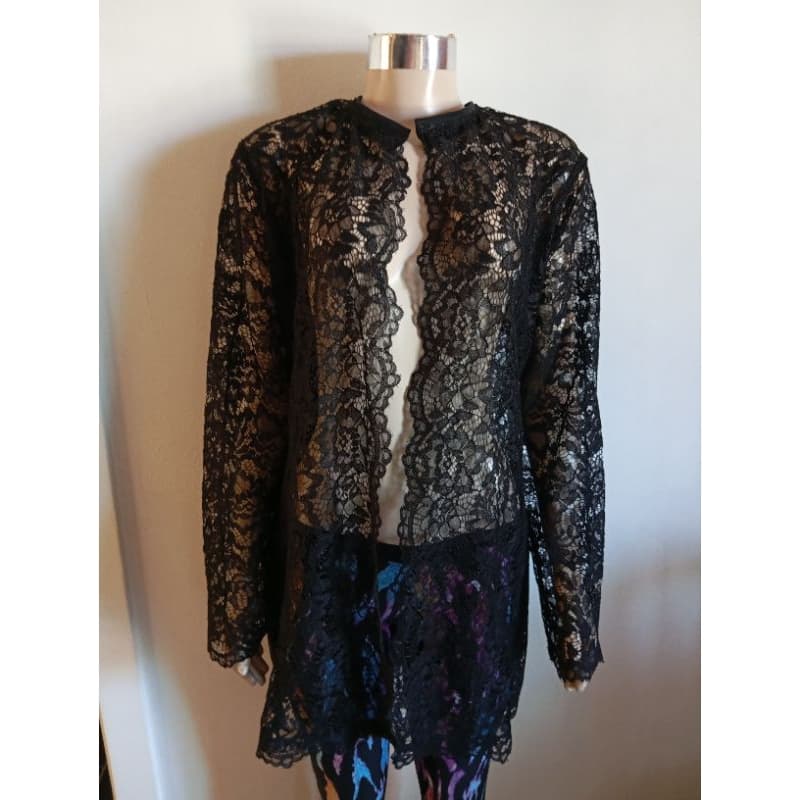 cardigan Renda longo