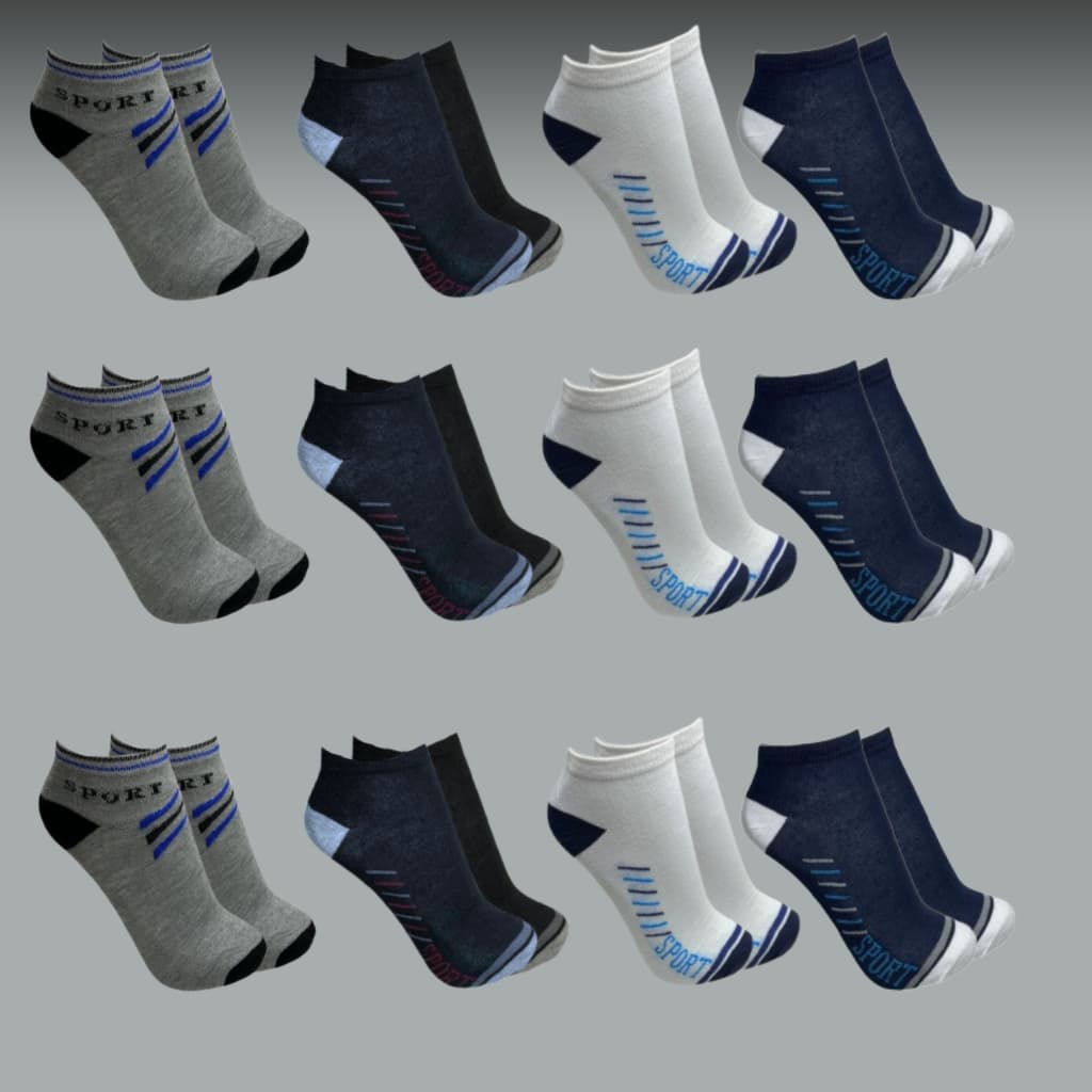 Kit 3 Pares de Meia  Masculina Juvenil