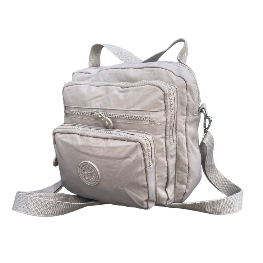 Bolsa Femina Crossbody Com Alça de Mão 5 Zíper