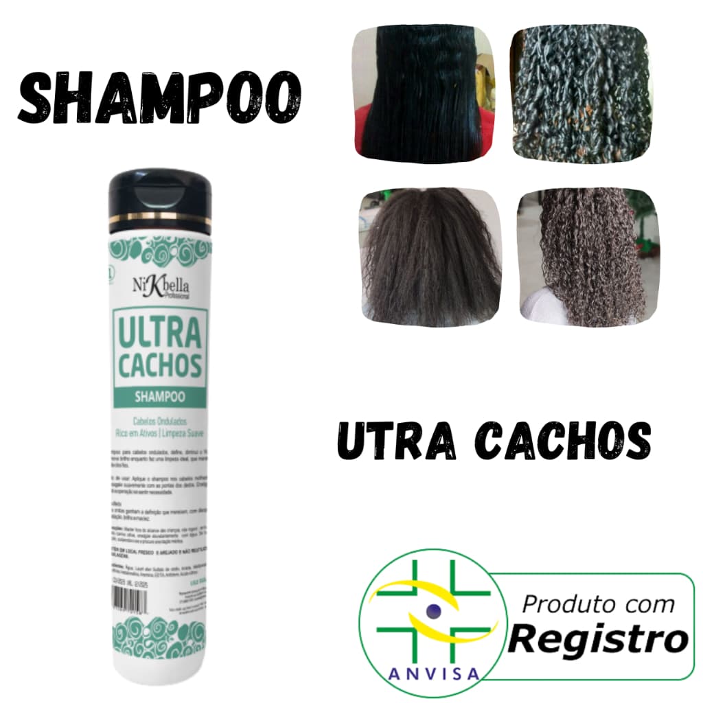 Shampoo Ativador Cachos Ativa Modela Defini os Cachos Ondulados Crespos e Cacheados Limpeza Profunda