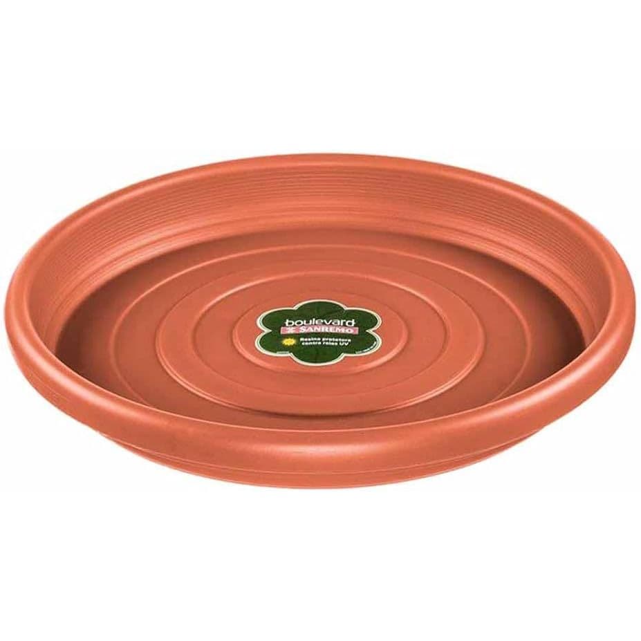 Prato Plástico Redondo para Vaso Terra Cota Sanremo