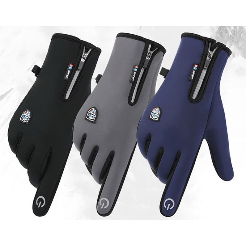 Luvas Térmicas Unissex Touch Screen - Aquece as Mãos / Compatível com Tela Sensível ao Toque / Para Ciclismo e Esportes