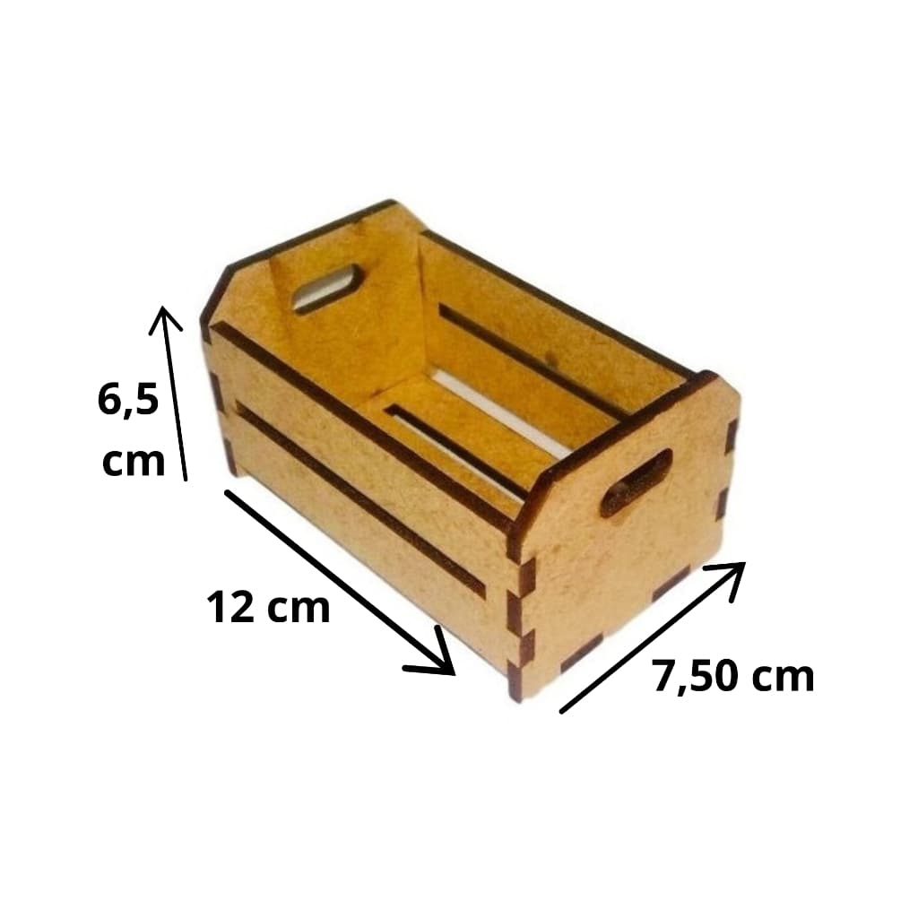 kit 50 caixotinhos de 12Cm Lembrancinhas Mdf