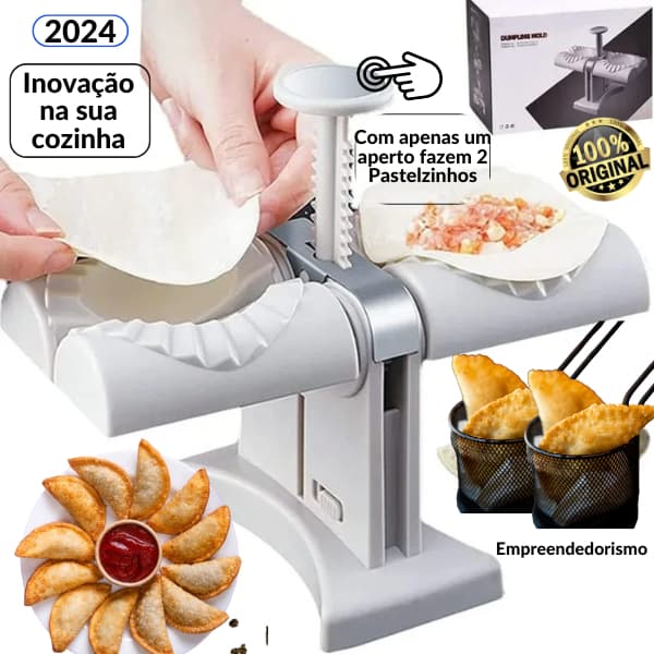 Máquina Automática de fazer Pastelzinho Duplo, Ferramenta de Pastelzinho, Formas Automáticas de Pastelzinhos