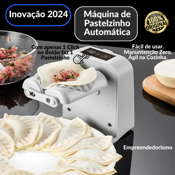 Máquina de fazer massa de Pastelzinho Automática, Praticidade na Cozinha, Molde para Pastelzinho Automático