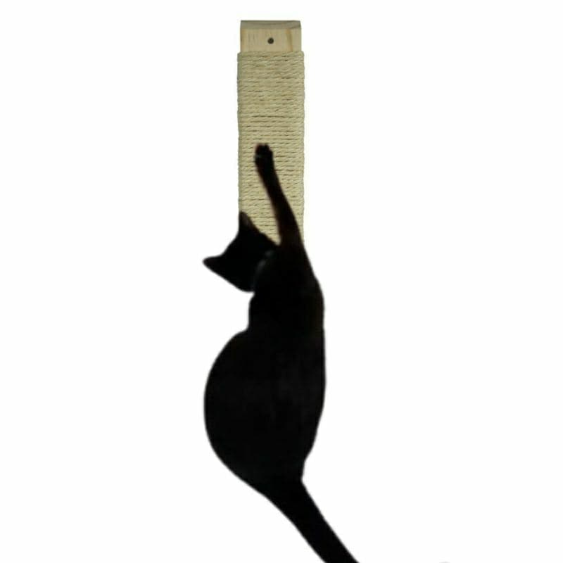 Arranhador para gatos fixado na parede