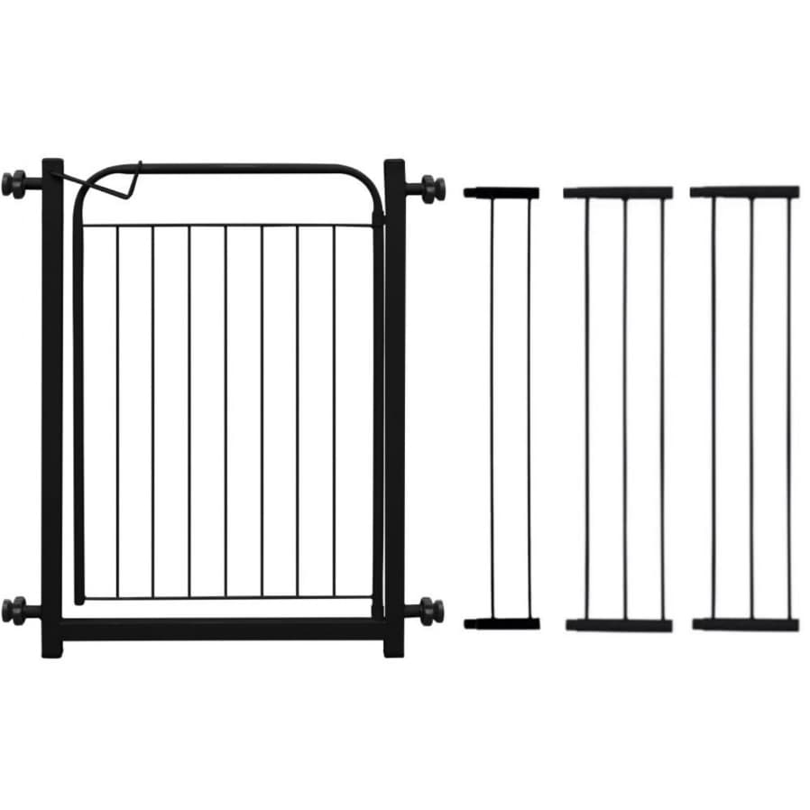 Portão Pet Grade Para Cachorro  78CM A 133CM  + Extensores Proteção Cercado Para Cachorro