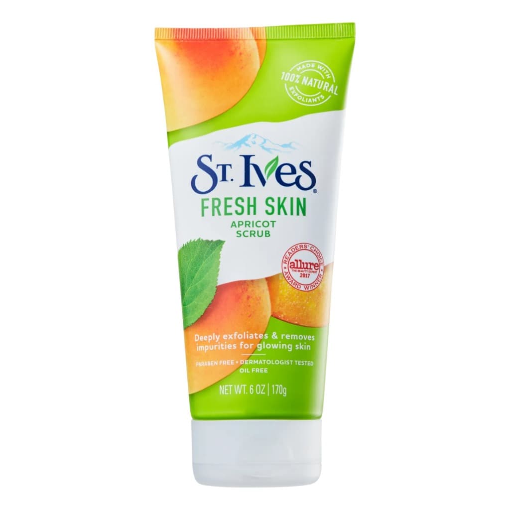 St. Ives esfoliante corporal de pessego fresh skin 170g