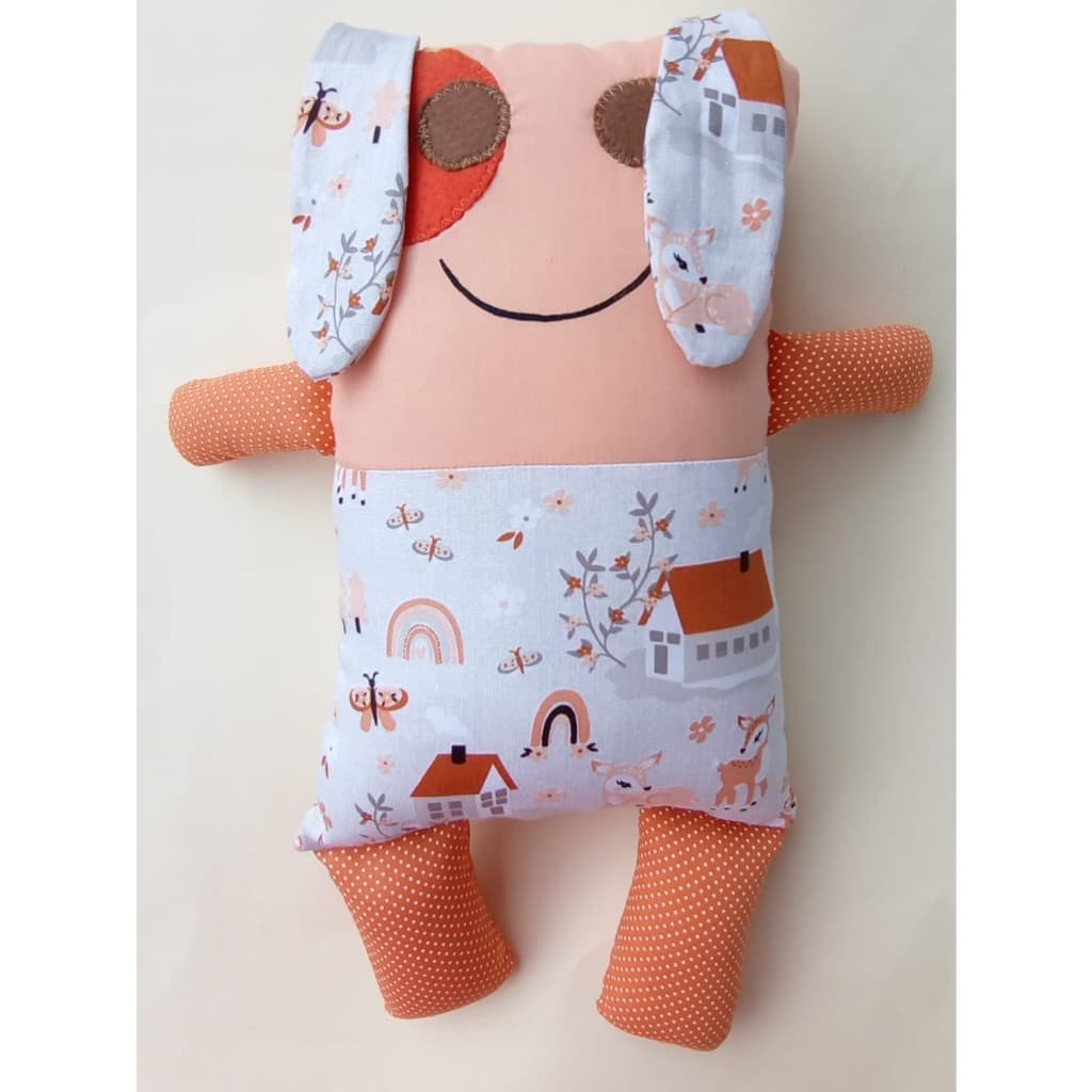 Naninha/ Travesseiro/Almofada berço/ Soninho/bebê dormir agarradinho, 100% algodão, cachorrinho.