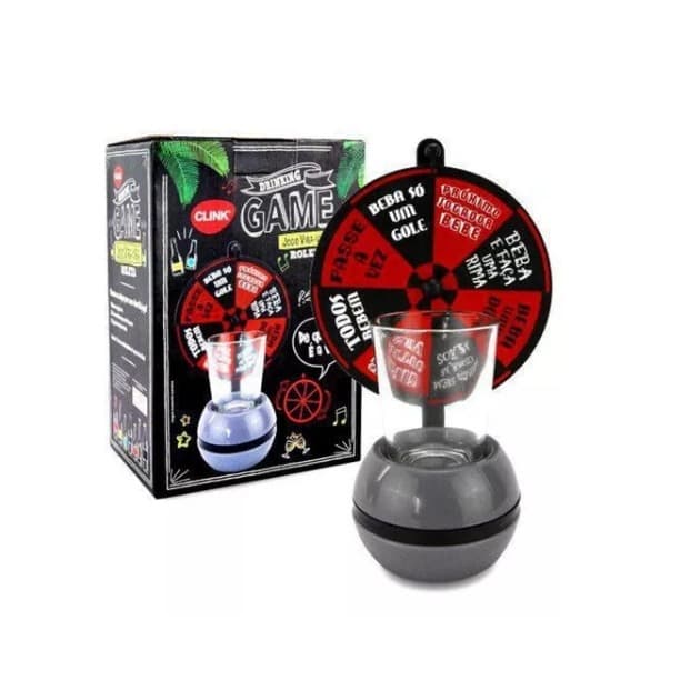 Jogo Roleta Vira Vira Shot Drink Com Copo
