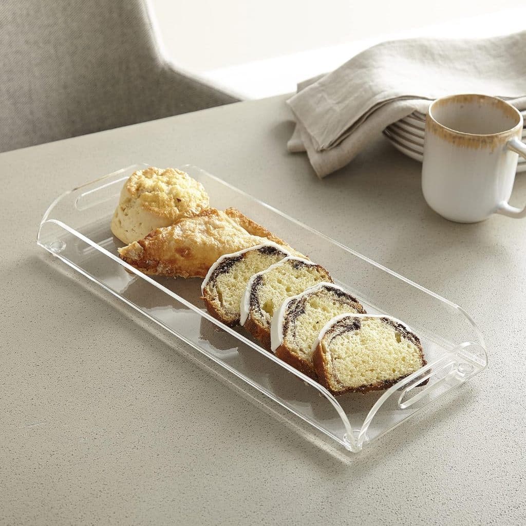 Porta Pão Migalheira Domama Essence Perfeita para armazenar e manter seus pães fresquinhos Bandeja de Acrilico Transparente