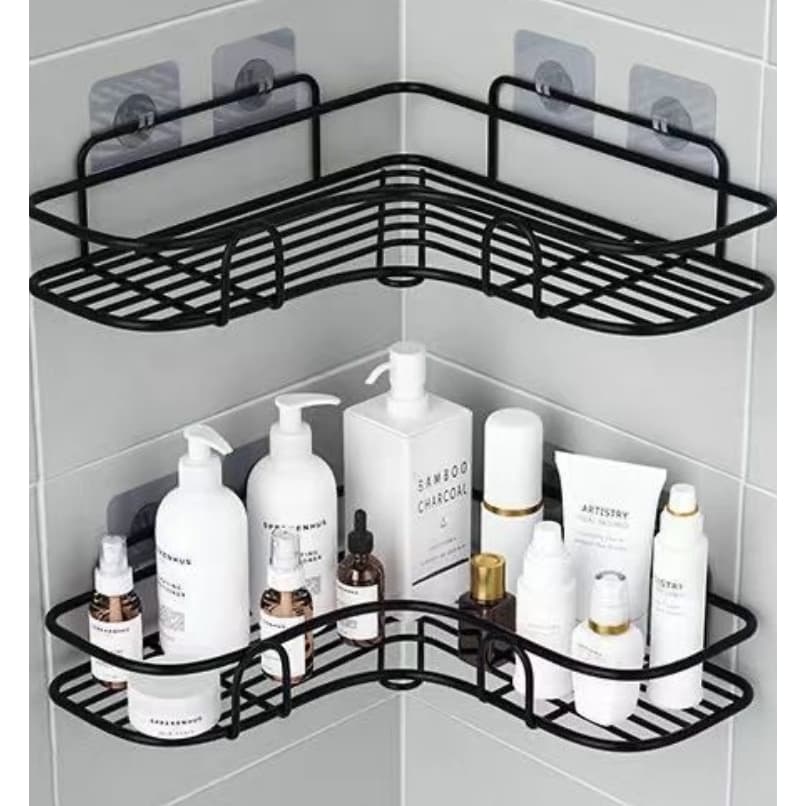 1/2/3/4/7 Pecas Suporte Organizador Para Banheiro Cozinha Prateleira Porta Shampoo