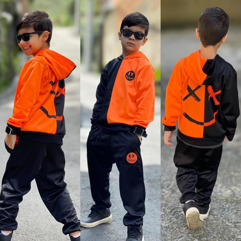 Conjunto Masculino Kit Casaco e Calça Infantil