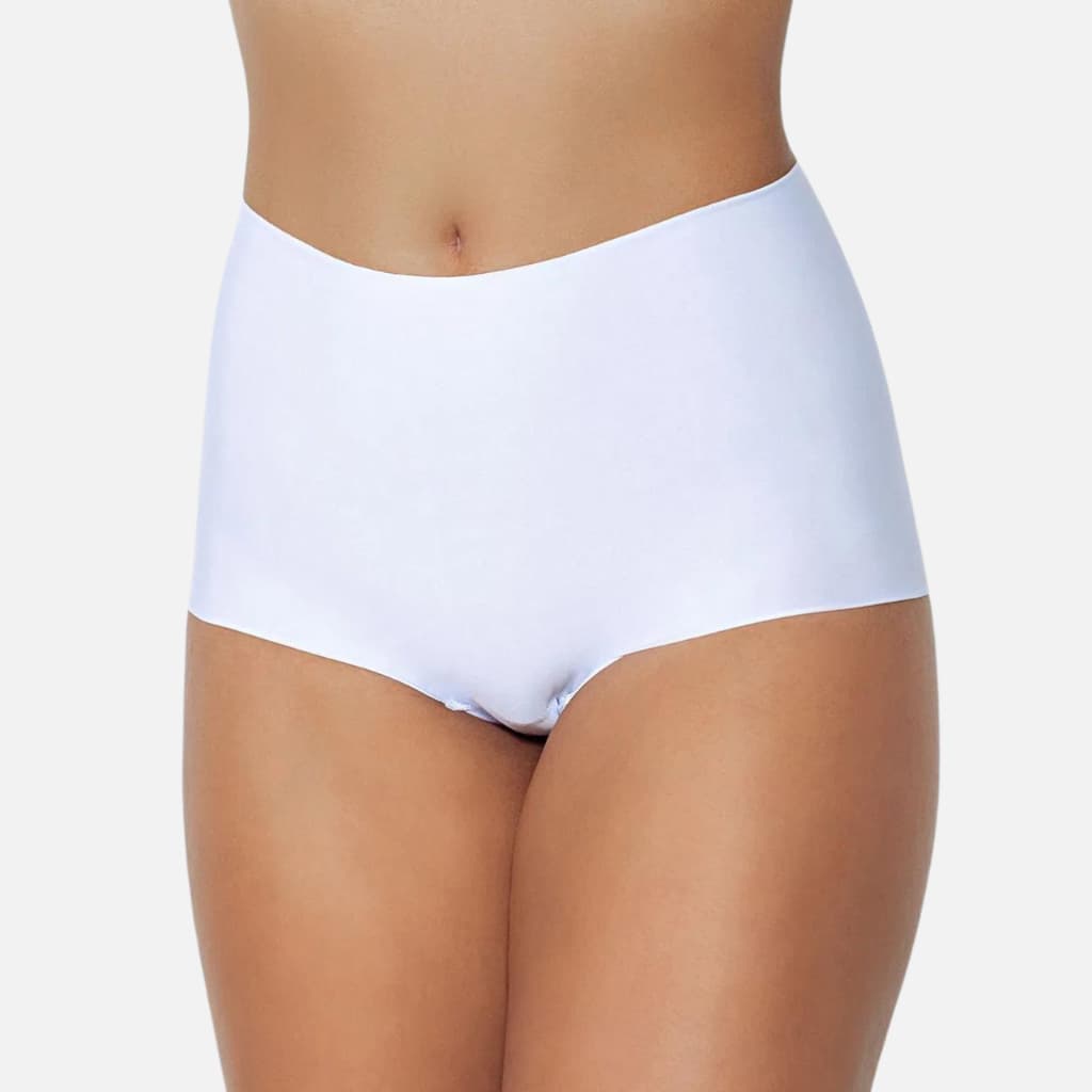 Kit 3 Calcinhas Laser Box Cintura Alta Silvia Não Marca na Roupa Alto Conforto Qualidade Feminina